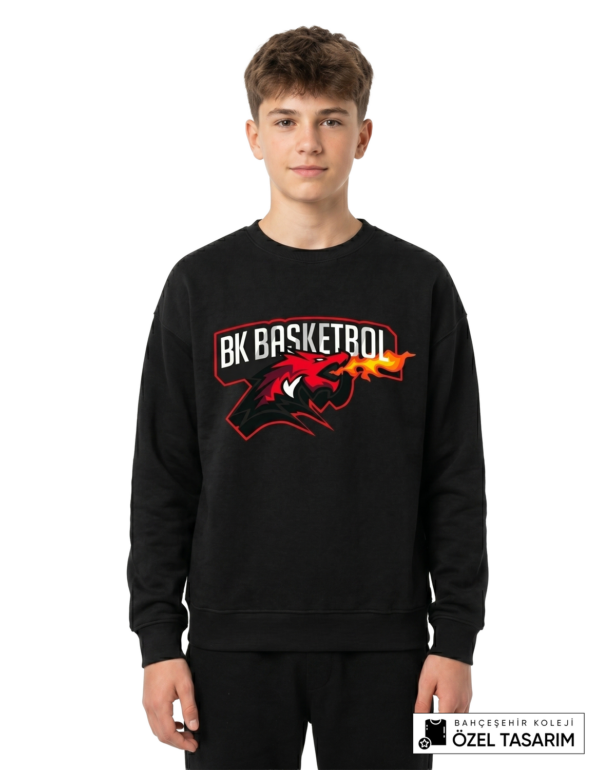 Bahçeşehir Koleji BK Basketbol Özel Tasarım Sweatshirt