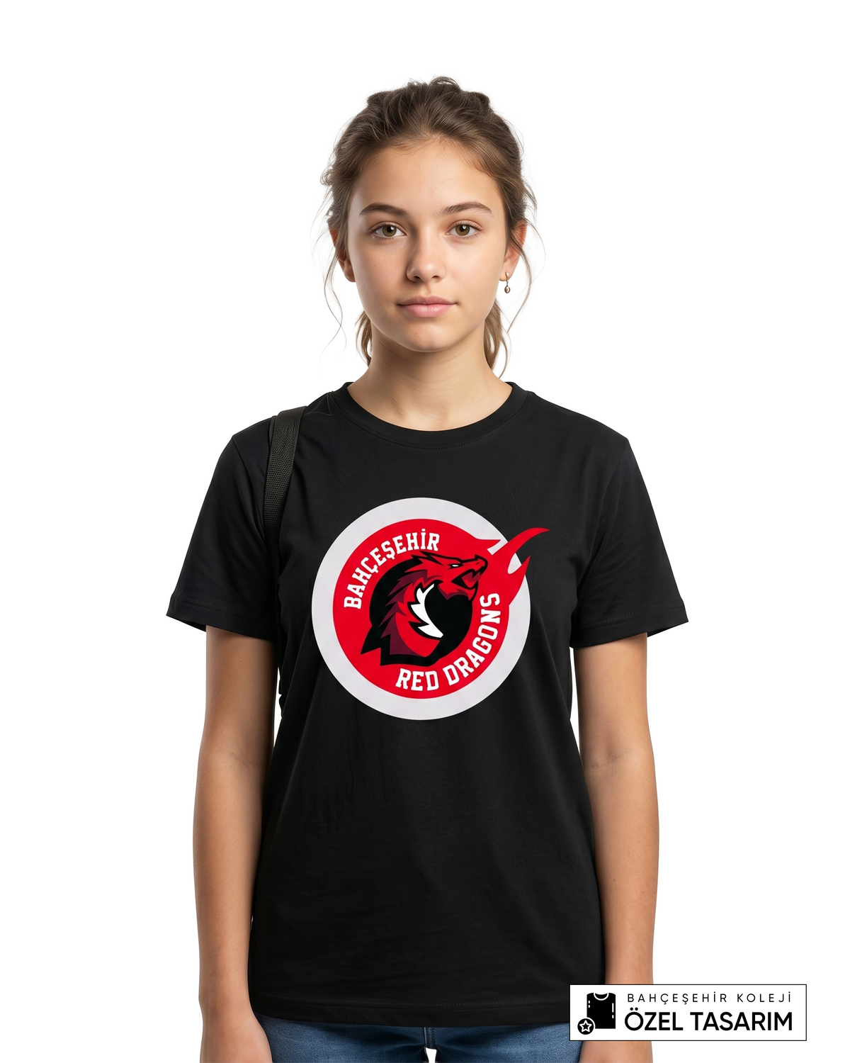 Bahçeşehir Koleji Red Dragons Logolu T-Shirt