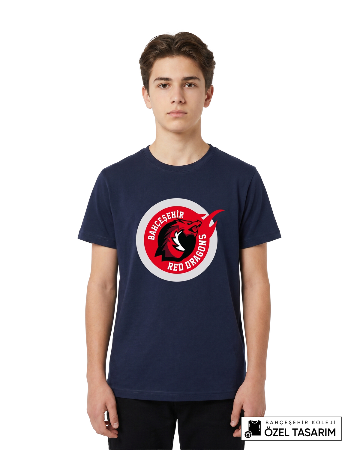 Bahçeşehir Koleji Red Dragons Logolu T-Shirt