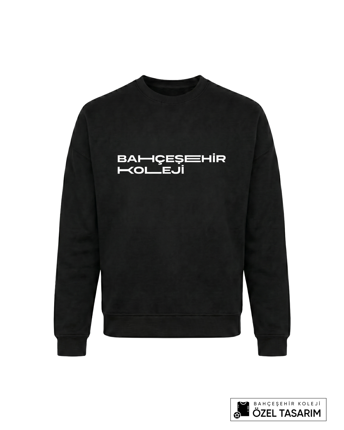 Bahçeşehir Koleji Özel Tasarım Yazılı Sweatshirt