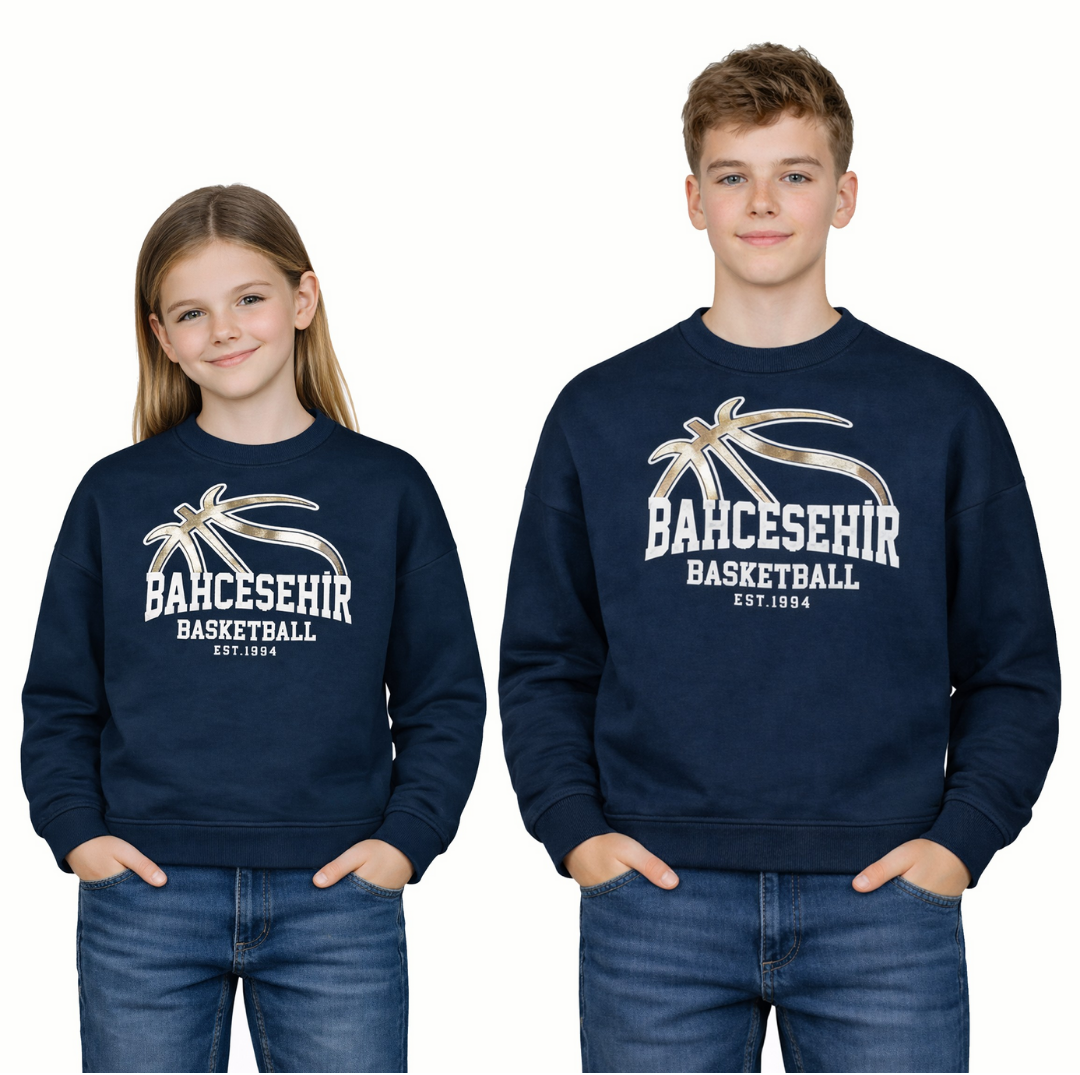 Bahçeşehir Basketball Logolu Sweatshirt