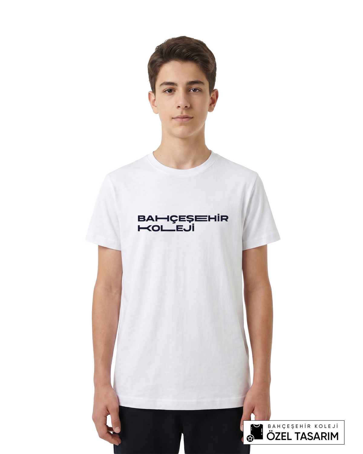 Bahçeşehir Koleji Özel Tasarım Yazılı T-shirt