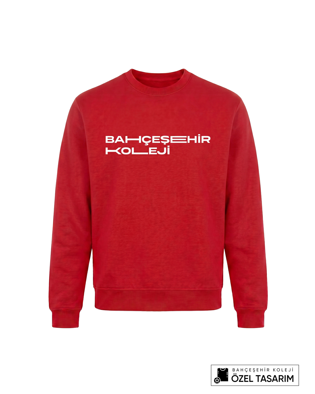 Bahçeşehir Koleji Özel Tasarım Yazılı Sweatshirt