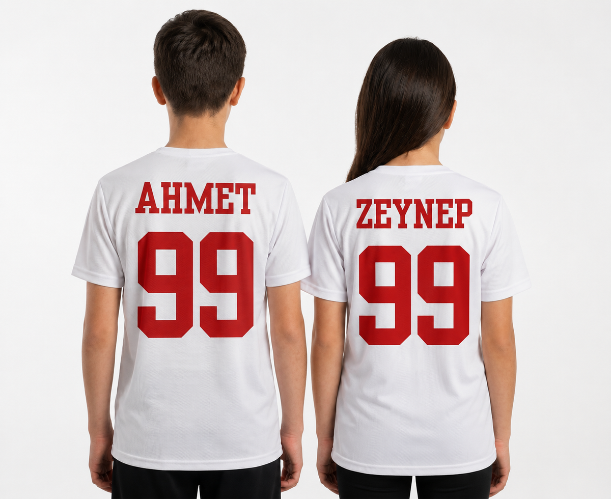 Bahçeşehir Koleji Özelleştirilebilir Basketbol Forma T-Shirt