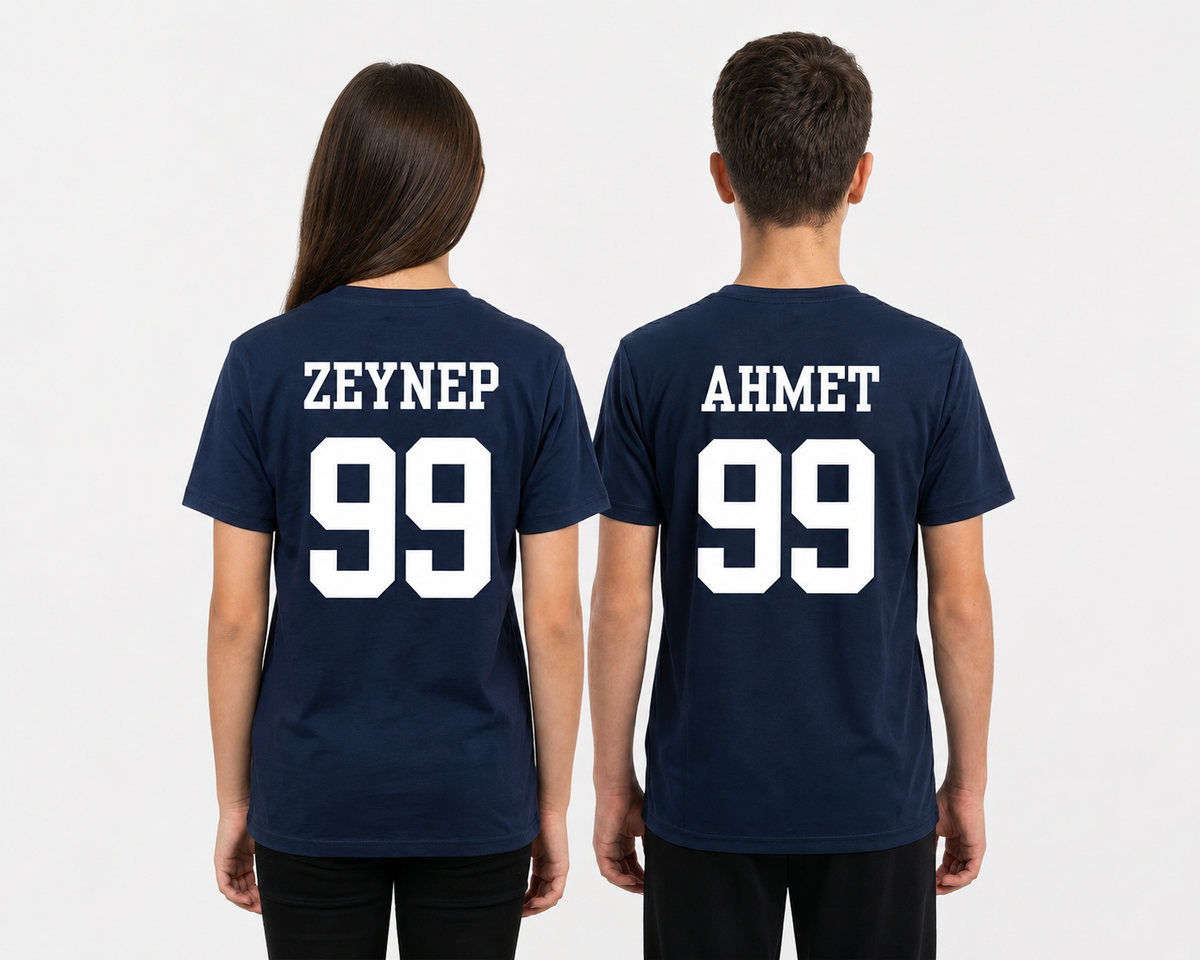 Bahçeşehir Koleji Özelleştirilebilir Basketbol Forma T-Shirt